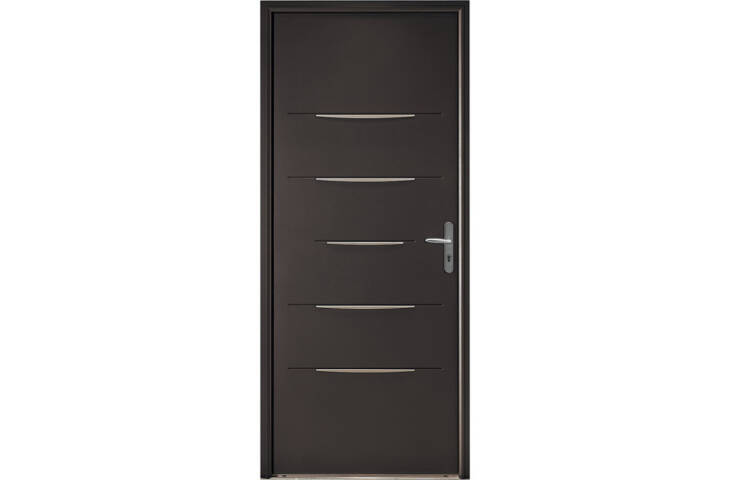 Porte pleine 5 inserts décoratifs