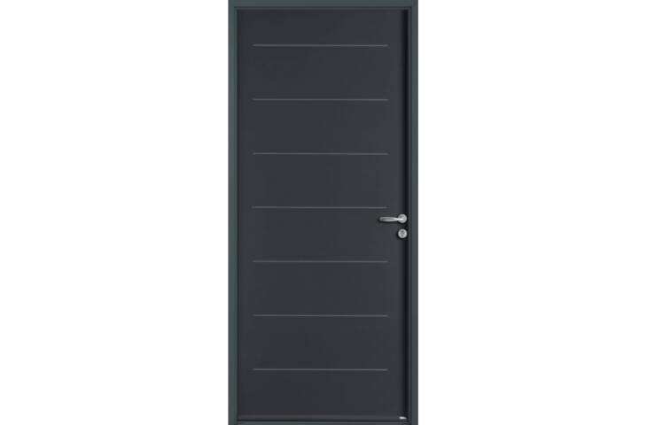 Porte pleine 7 rainures – Image 3