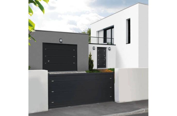 Porte pleine 8 inserts décoratifs – Image 6