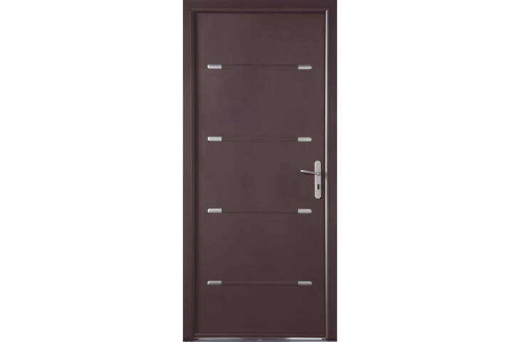 Porte pleine 8 inserts décoratifs