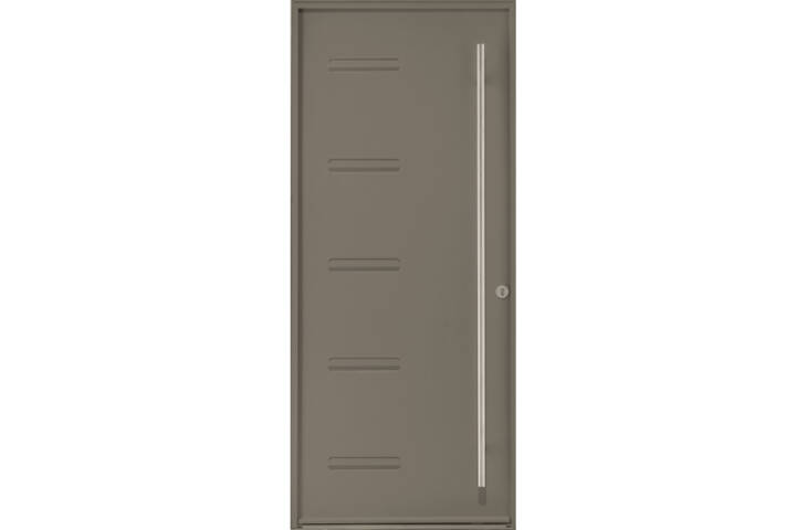 Porte pleine avec barre de tirage – Image 3