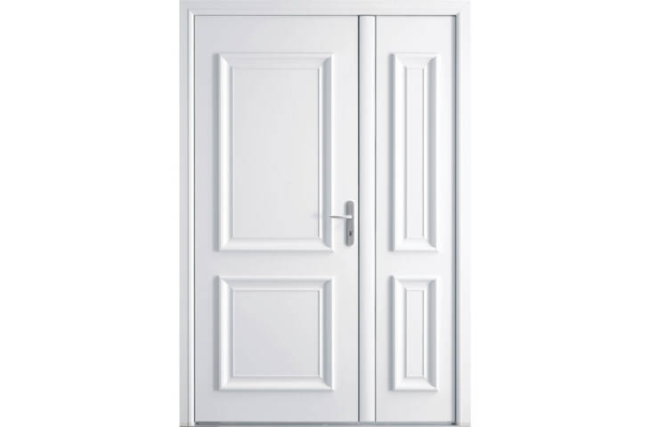 Porte pleine avec moulures – Image 3