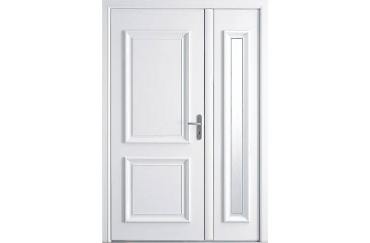 Porte pleine avec moulures – Image 4