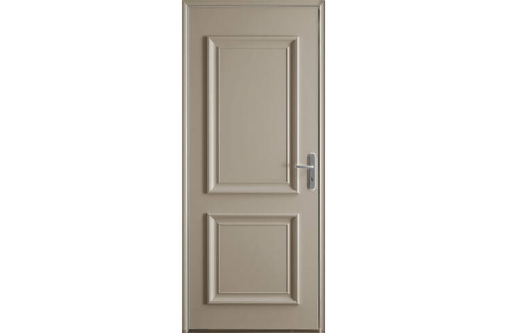 Porte pleine avec moulures