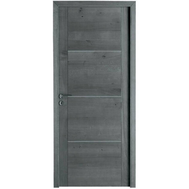 Porte pleine en bois massif