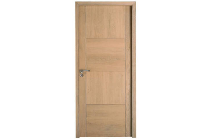 Porte pleine contemporaine bois massif – Image 3