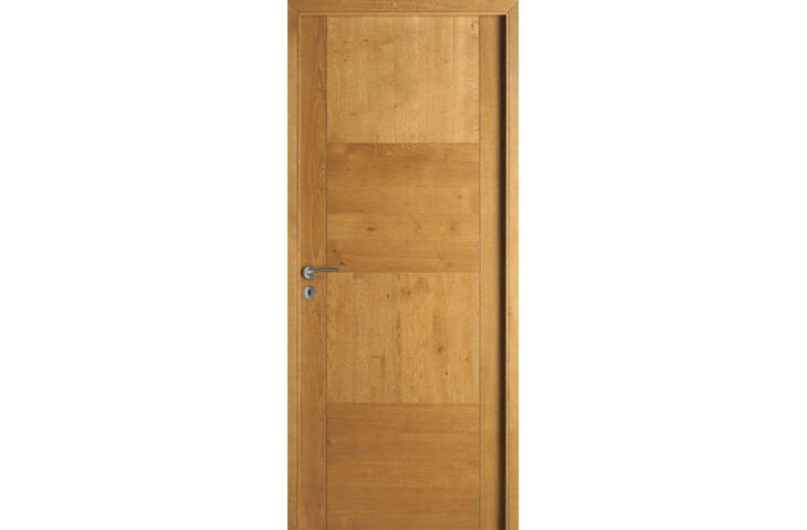 Porte pleine contemporaine bois massif – Image 4