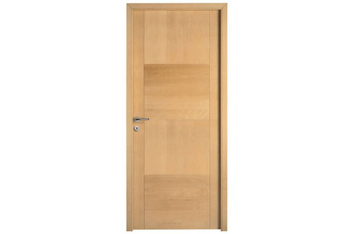 Porte pleine contemporaine bois massif – Image 5