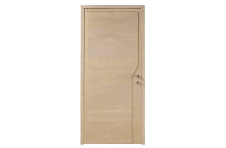 Porte massive avec relief 3D