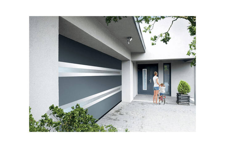 Porte sectionnelle panoramique Premium