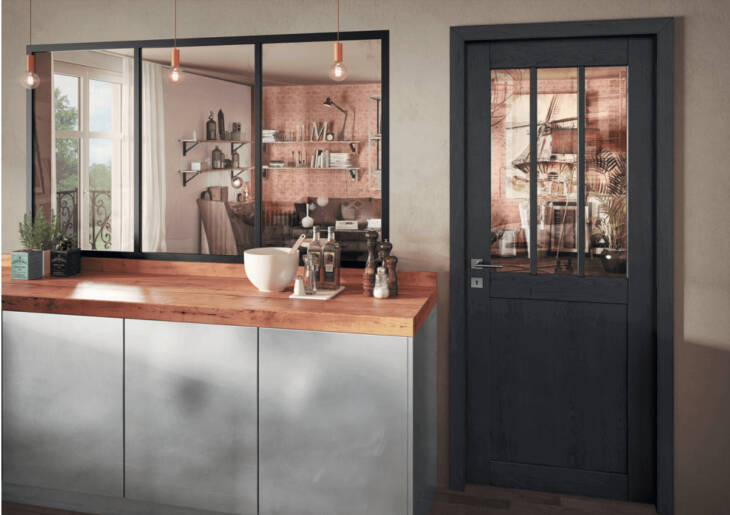 Porte style verrière atelier – Image 3