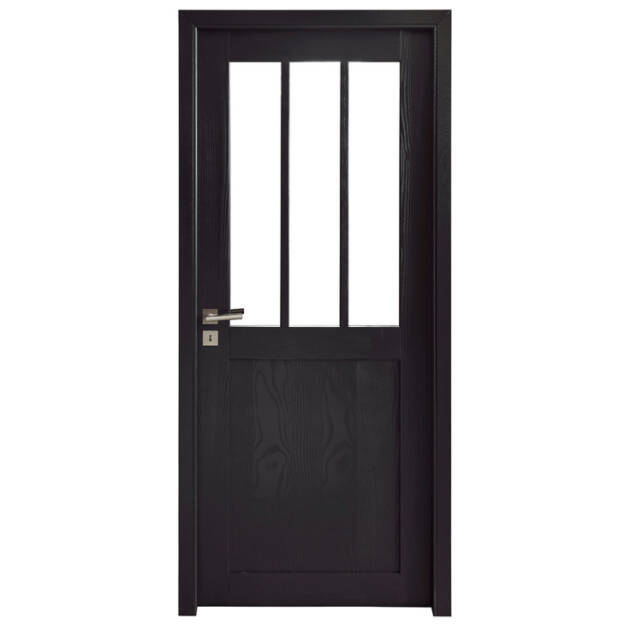 Porte style verrière atelier