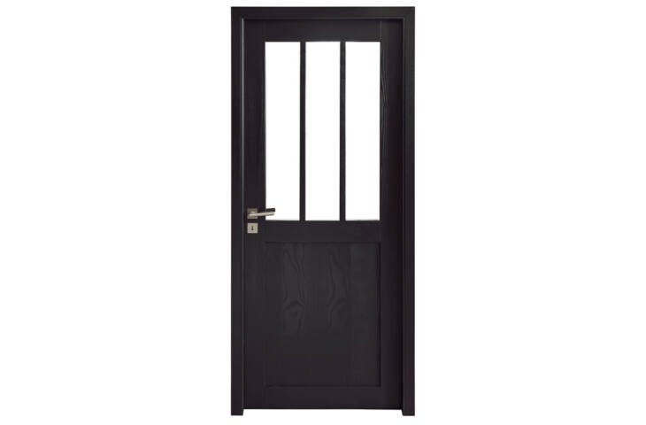 Porte style verrière atelier