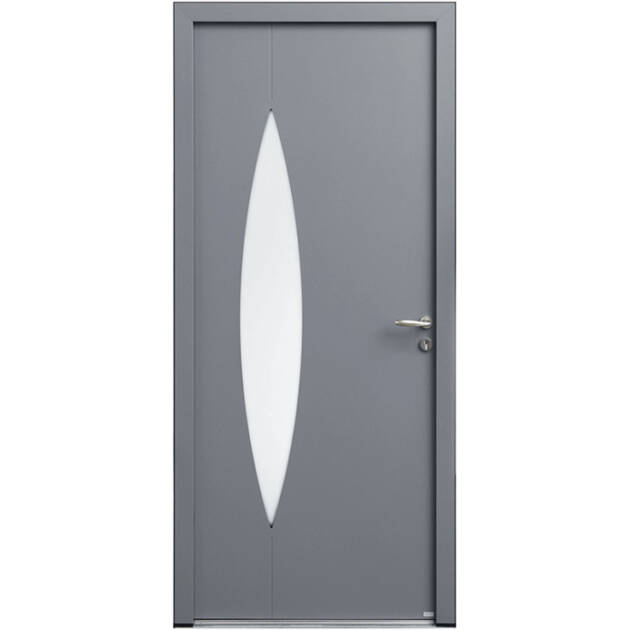 Porte avec vitrage ovale