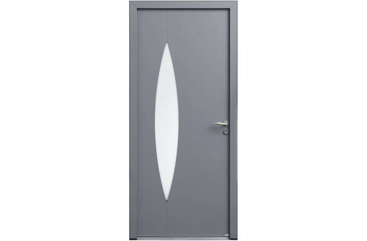 Porte avec vitrage ovale