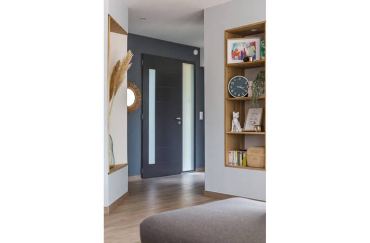 Porte vitrage vertical et rainures – Image 4
