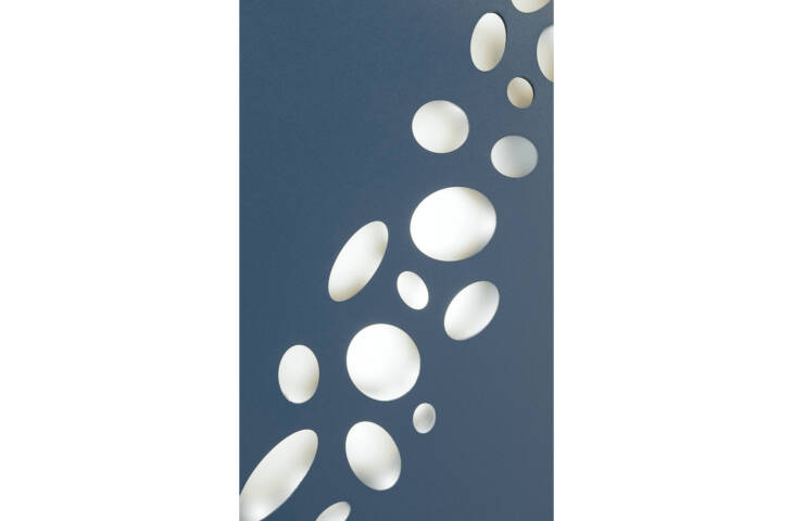 Porte vitrée avec motifs bulles – Image 5
