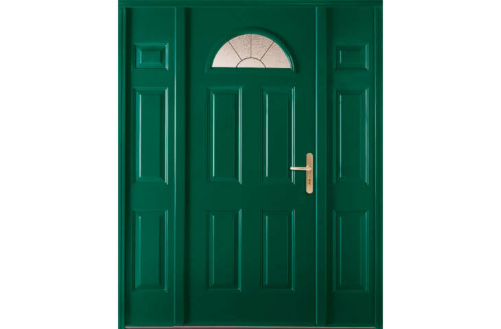 Porte vitrée demi-lune – Image 4