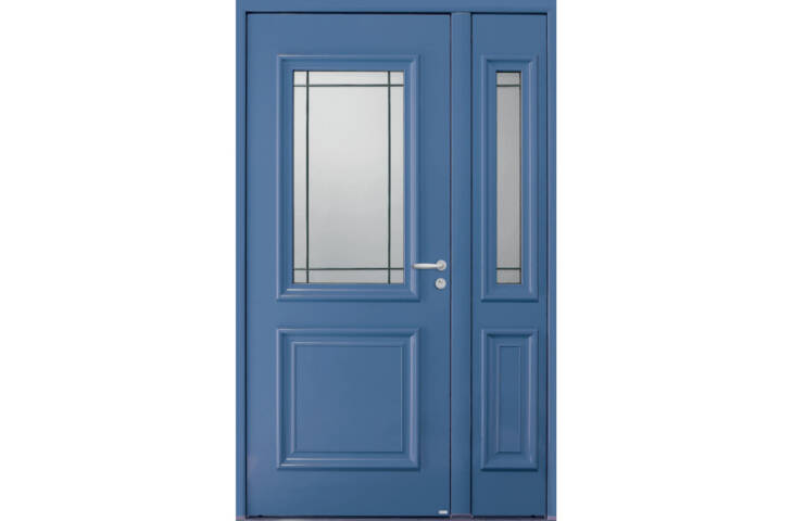Porte vitrée petits bois et moulures – Image 4