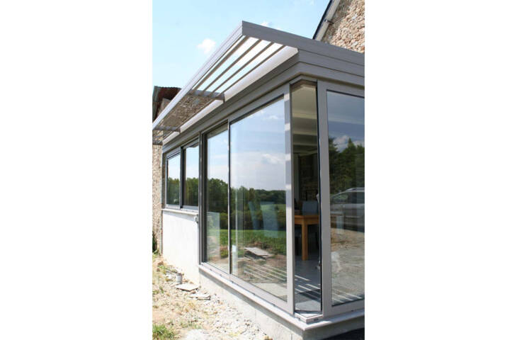 Véranda toiture plate avec brise-soleil – Image 4