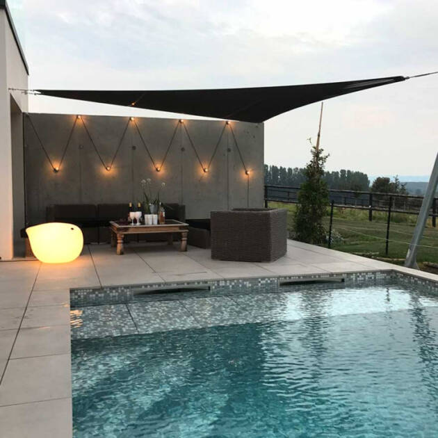 Voile d’ombrage sur-mesure