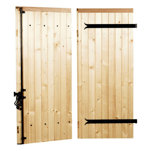 Volet battant bois à clés bois