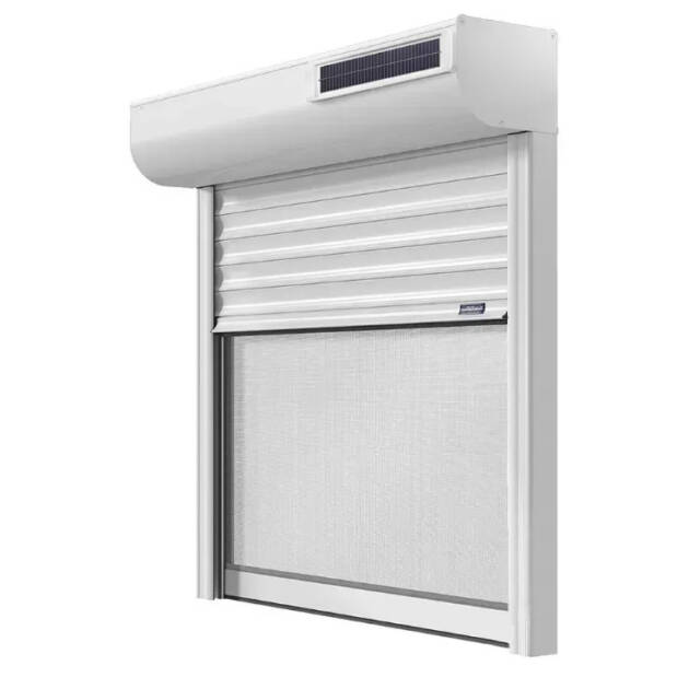 VOLET ROULANT SOLAIRE AVEC MOUSTIQUAIRE