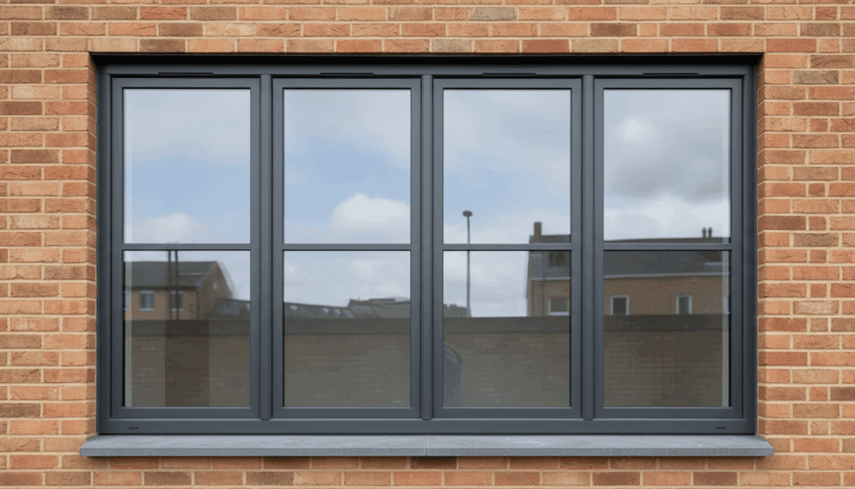 Fenêtre gris anthracite PVC