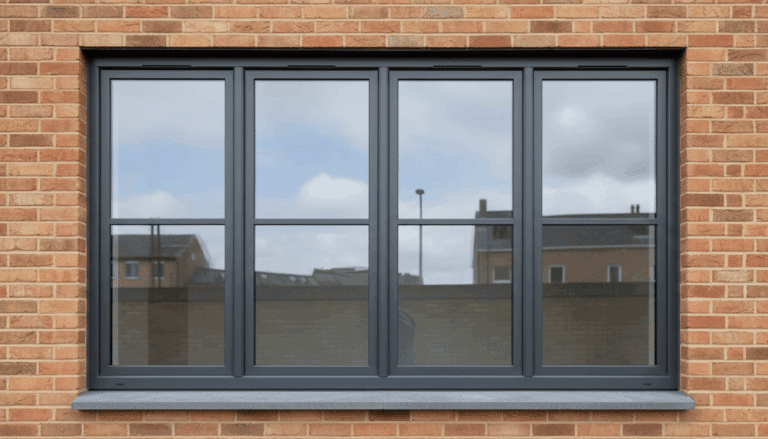 Fenêtre gris anthracite PVC