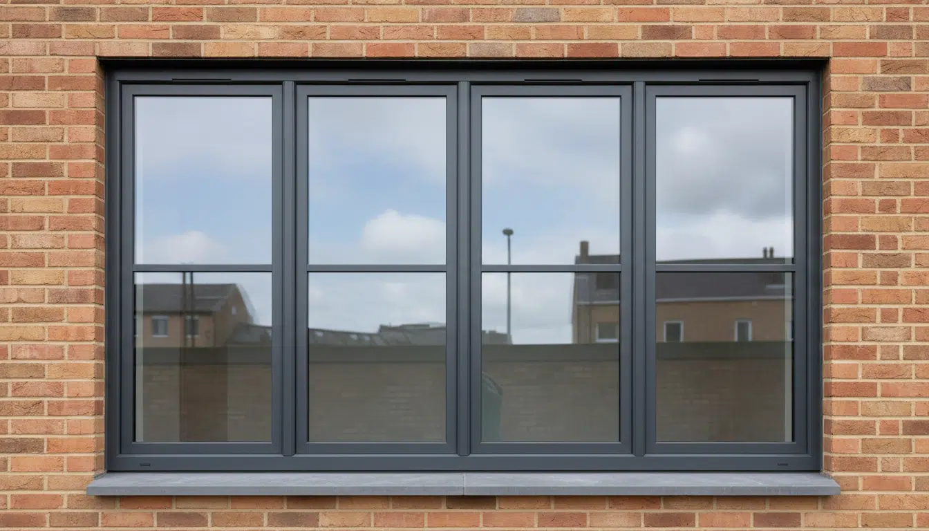 Fenêtre gris anthracite PVC